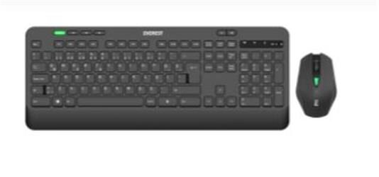 Everest KM-2620 Siyah Usb Sessiz Switch İnce Kablosuz Q Multimedia Klavye + Mouse Set