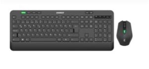 Everest KM-2620 Siyah Usb Sessiz Switch İnce Kablosuz Q Multimedia Klavye + Mouse Set