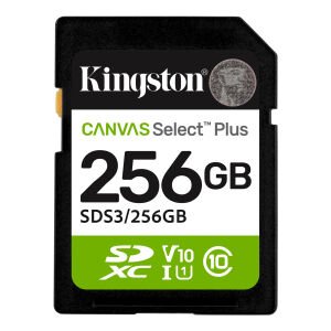 KINGSTON 256GB SDXC Kart Canvas Select Plus SDS3/256GB