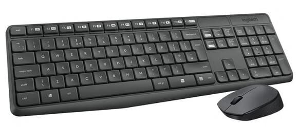 Logitech 920-007931 MK235 İngilizce Kablosuz Klavye & Mouse Seti