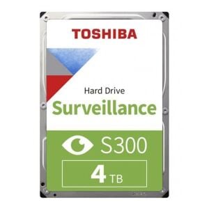 TOSHIBA 4TB 3.5  S300 HDWT840UZSVA 5400 RPM 128MB SATA-3 Güvenlik Diski