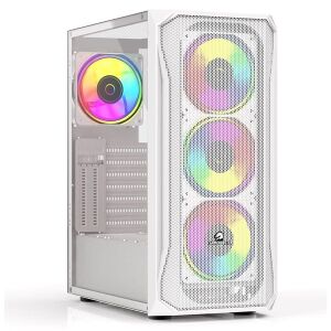 GAMEBOOSTER GB-T005MW Gaming Mid-Tower PC Kasası Beyaz
