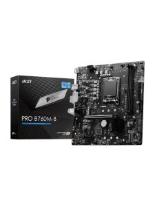 Msı Pro B760M-B DDR4 4800Mhz (OC) M.2 1700p mATX Anakart