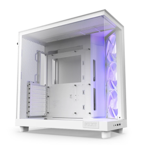 NZXT H6 FLOW RGB CC-H61FW-R1 Gaming Mid-Tower PC Kasası Beyaz