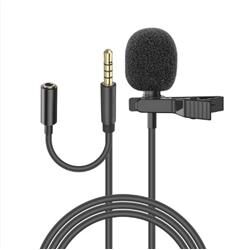 Snopy SN-MTK25 Siyah Tik-Tok Akıllı Telefon ve Youtuber Kulaklık Çıkışlı Yaka Mikrofonu