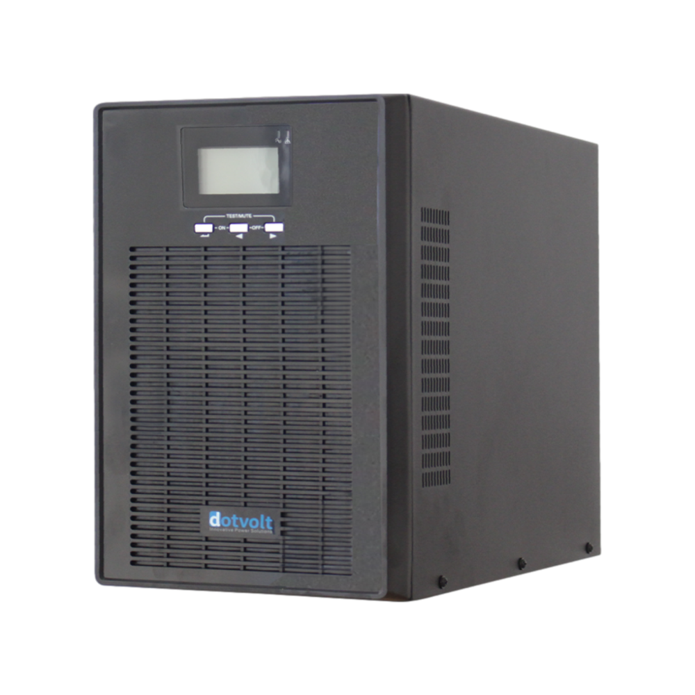 DOTVOLT 2KVA MN2KVA PLUS ONLINE 1/1F LCD EKRAN TOWER UPS 4x 12V 9 Ampe