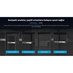 RUIJIE 12port PoE 405w 4-SFP 10GbE Yönetilebilir Switch RG-CS83-12GT4XS-P