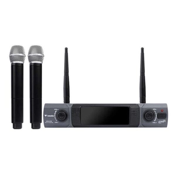 WESTA WM-202H 222209000213 1 Receiver + 2 Handheld Mikrofon Seti