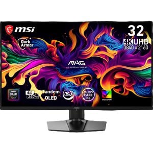 MSI 31.5 MAG 321UP QD-OLED X24 0.03MS 240Hz HDMI-DP Gming Monitör 3840x2160