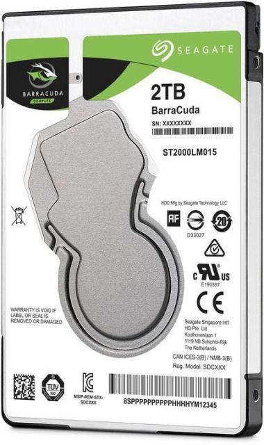 ST2000LM015 2TB 2.5'' 5400RPM 128MB Sata3 Barracuda Notebook Dahili HardDisk