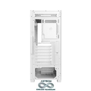 AZTECH AZT101 W Gaming Mid-Tower PC Kasası Beyaz
