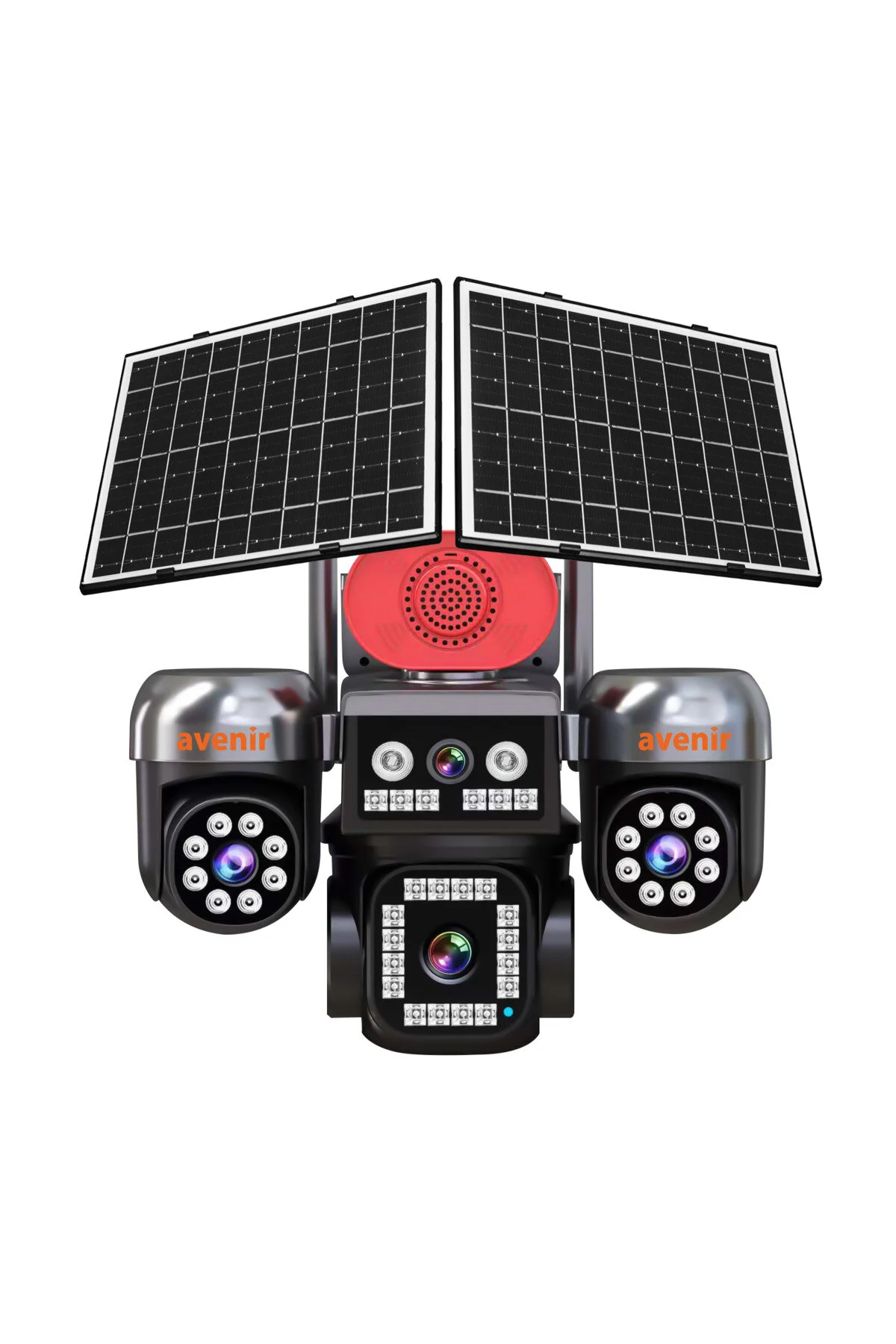 AVENIR 12MP AV-S446 4 Kameralı 3PTZ 4G SOLAR Kamera