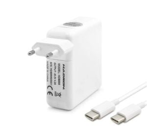 HADRON HD8899 Laptop Adaptörü 85W 20.2V 4.3A Type-C Beyaz