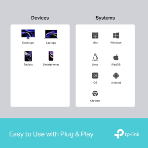 Tp-Link UH3020C USB Type C Docking Station 3 Port ( USB-C + HDMI + USB 3.0)