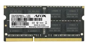 AFSD38BK1L 8GB 1600MHZ DDR3 SODIMM Notebook Ram