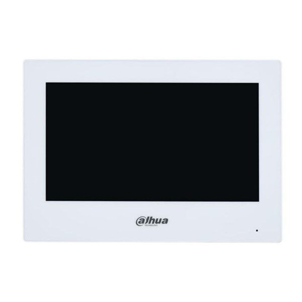 DAHUA 7 Dokunmatik DHI-VTH2621GW-WP Dahili WıFı IP Intercom Monitörü 1024x600 Beyaz