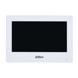 DAHUA 7 Dokunmatik DHI-VTH2621GW-WP Dahili WıFı IP Intercom Monitörü 1024x600 Beyaz