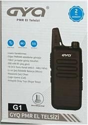 GYQ-QG1 PMR El Telsizi 10 Km Mesafeli Siyah Tekli Paket