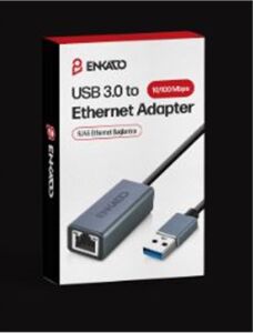 ENKADO EKD-TP44 USB 3,0 TO 10-100 ETHERNET ADAPTÖR