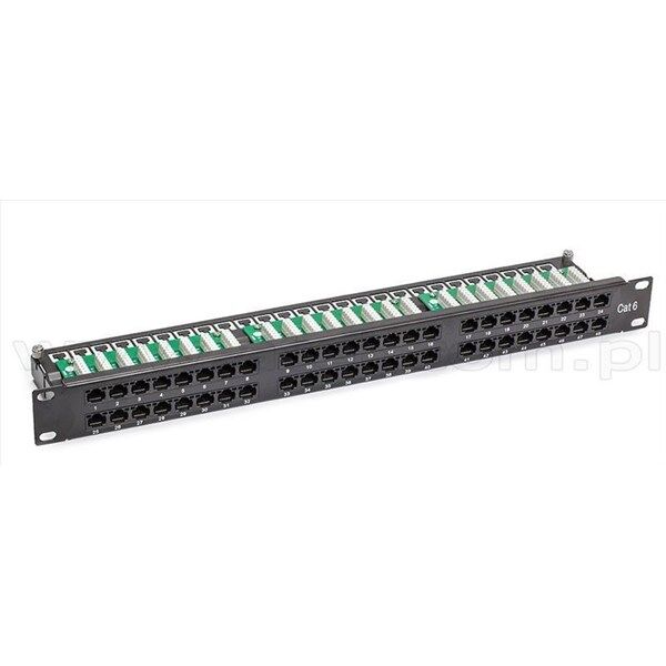 ODS 48port CAT3 UTP Patch Panel 10C-SB1U50PCAT3-RL1A (Telefon İçindir)