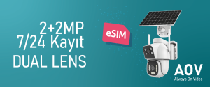 INOX 2+2MP PTZ Speed Dome 3.6mm Wıfı Kablosuz IP Solar Kamera 4G Sim Kart Destekli X15