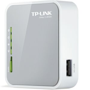 TP-LINK TL-MR3020 N300 2.4GHZ EV Ofis Tipi 3G-4G Router