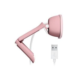 LOGITECH BRIO 100 1080p Dahili Mikrofonlu Webcam Pembe 960-001623