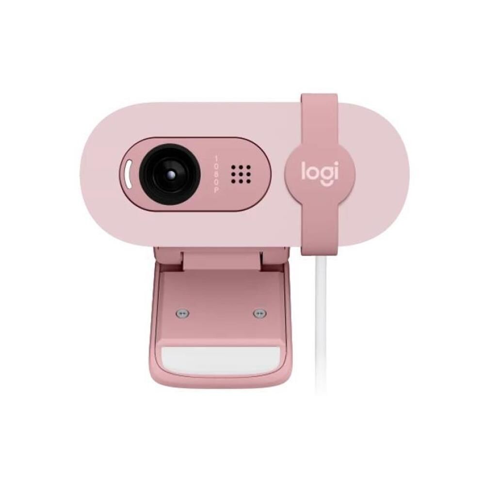 LOGITECH BRIO 100 1080p Dahili Mikrofonlu Webcam Pembe 960-001623