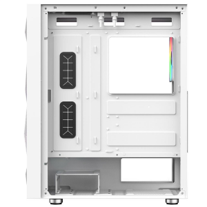 POWERBOOST PB-P3509BW 4-ARGB Fanlı Gaming Mid-Tower PC Kasası Beyaz