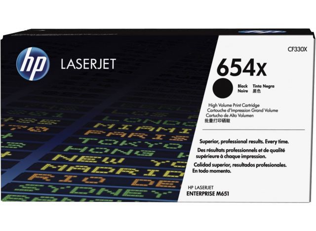 CF330X No 654X Yüksek Kapasite Siyah 20500 Sayfa Lazer Toner