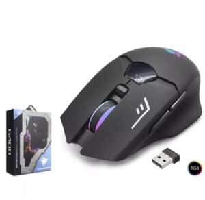 Hadron G400 Bluetooth Oyuncu Mouse Type-C Port Şarjlı + Led Ekran Rgb 1600Dpi Sessiz Siyah