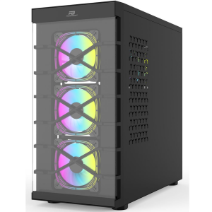 POWERBOOST PB-GR222BB 7-RGB Fanlı Gaming Mid-Tower PC Kasası