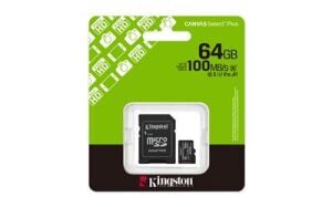 Kingston SDCS3-64GB 64GB microSDXC Canvas Select Plus Gen3 100MB-s A1 Card + Adapter Hafıza Kartı