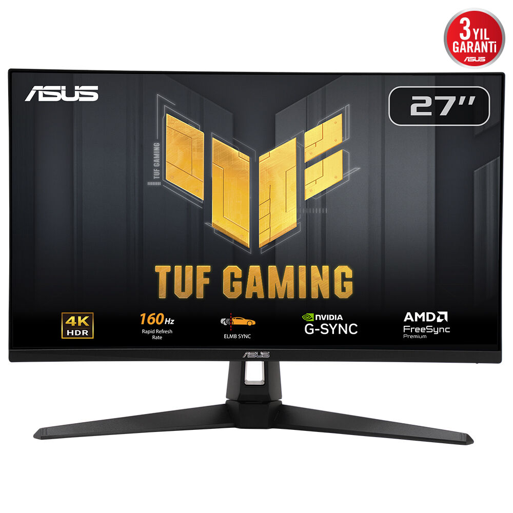 ASUS 27 IPS TUF GAMING VG27UQ1A 1MS 160Hz HDMI-DP GAMING MONITOR (1920 X 1080)