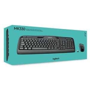 LOGITECH MK330 Kablosuz Q Trk Siyah Klavye - Mouse Set (920-003988)