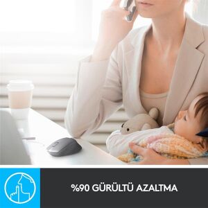 LOGITECH M330 Kablosuz Sessiz Mavi Mouse (910-004910)