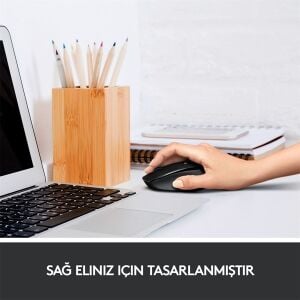 LOGITECH M330 Kablosuz Sessiz Mavi Mouse (910-004910)