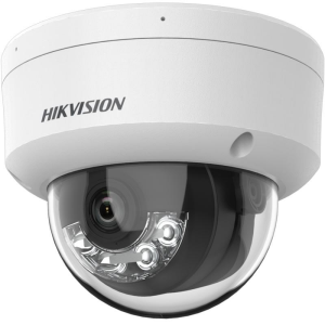 HIKVISION 4MP Dome 2.8mm IP Kamera Akıllı Hibrit Işıklı Sesli DS-2CD3141G2-LIUF