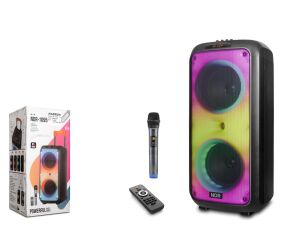 NDR-1095 6000W tepe güç çift 8 Karaoke Bluetooth Boombox