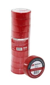 Mutlusan 10-19 İzole Bant 10lu(Elektrik Bant) Kırmızı 065133161019