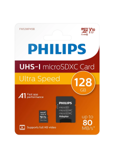 PHILIPS MicroSD 128GB FM12MP45B/00 Class10 Hafıza Kartı