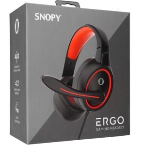 Snopy SN-GX1 ERGO Siyah-kırmızı 3,5mm Gaming Oyuncu Mikrofonlu Kulaklık