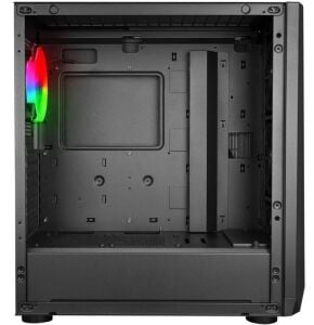 POWERBOOST VK-W001B Gaming Mid-Tower PC Kasası Siyah 360mm Soğutma Desteği