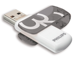 PHILIPS 32GB USB 2.0 Vivid FM32FD05B/00 Gölge Grisi Taşınabilir Bellek