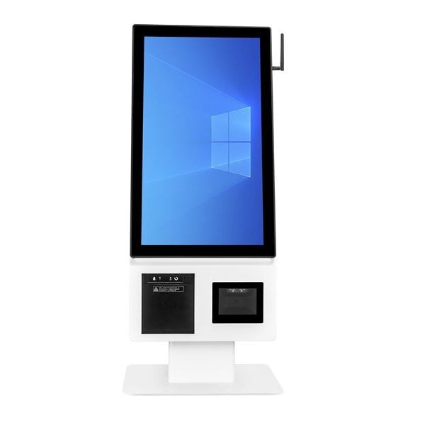 TIWOX 21.5  K-2150W CORE i7 5.nesil 16GB RAM-256GB SSD-W10 2D-Karekod ve Barkod Yazıcılı Kiosk Beyaz