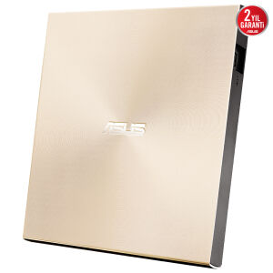 ASUS SDRW-08U8M-U ZenDrive Ultra İnce Taşınabilir Harici DVD Yazıcı Gold / 90DD0295-M29000