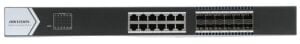 Hikvision DS-3E0524TF(B) 24 PORT(12×Gigabit RJ45 port,12×Gigabit Fiber) Switch