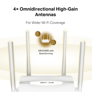 MERCUSYS MR25WBE Wıfı7 BE3600 Dual Band Router