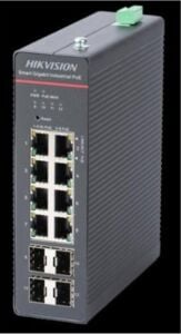 Hikvision DS-3T1512HP-SI-8P4F 8 Port+ 4 Port Gigabit Sfp 240W Endüstriyel Switch
