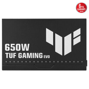ASUS 650w 80+ BRONZE TUF GAMING 650B EVO Tam Modüler Power Supply / 90YE00D6-B0NA00